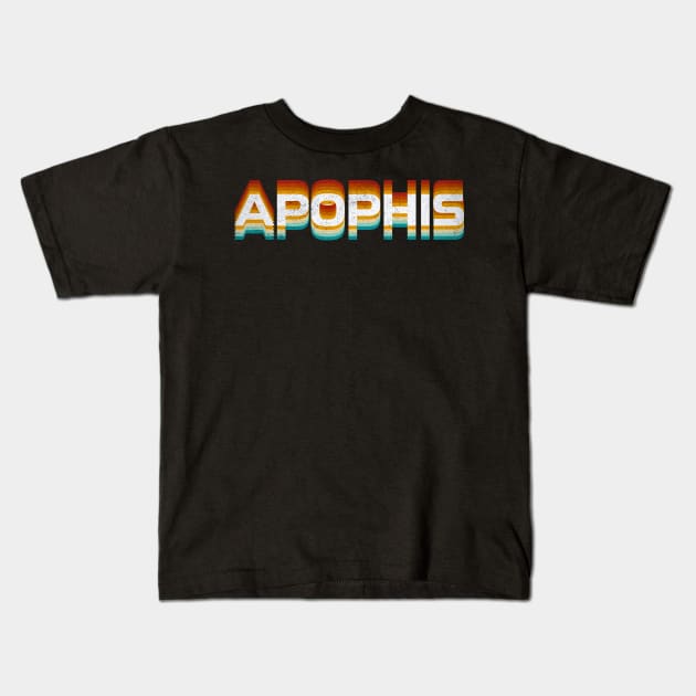 Apophis 99942 Asteroid Kids T-Shirt by Noureddine Ahmaymou 